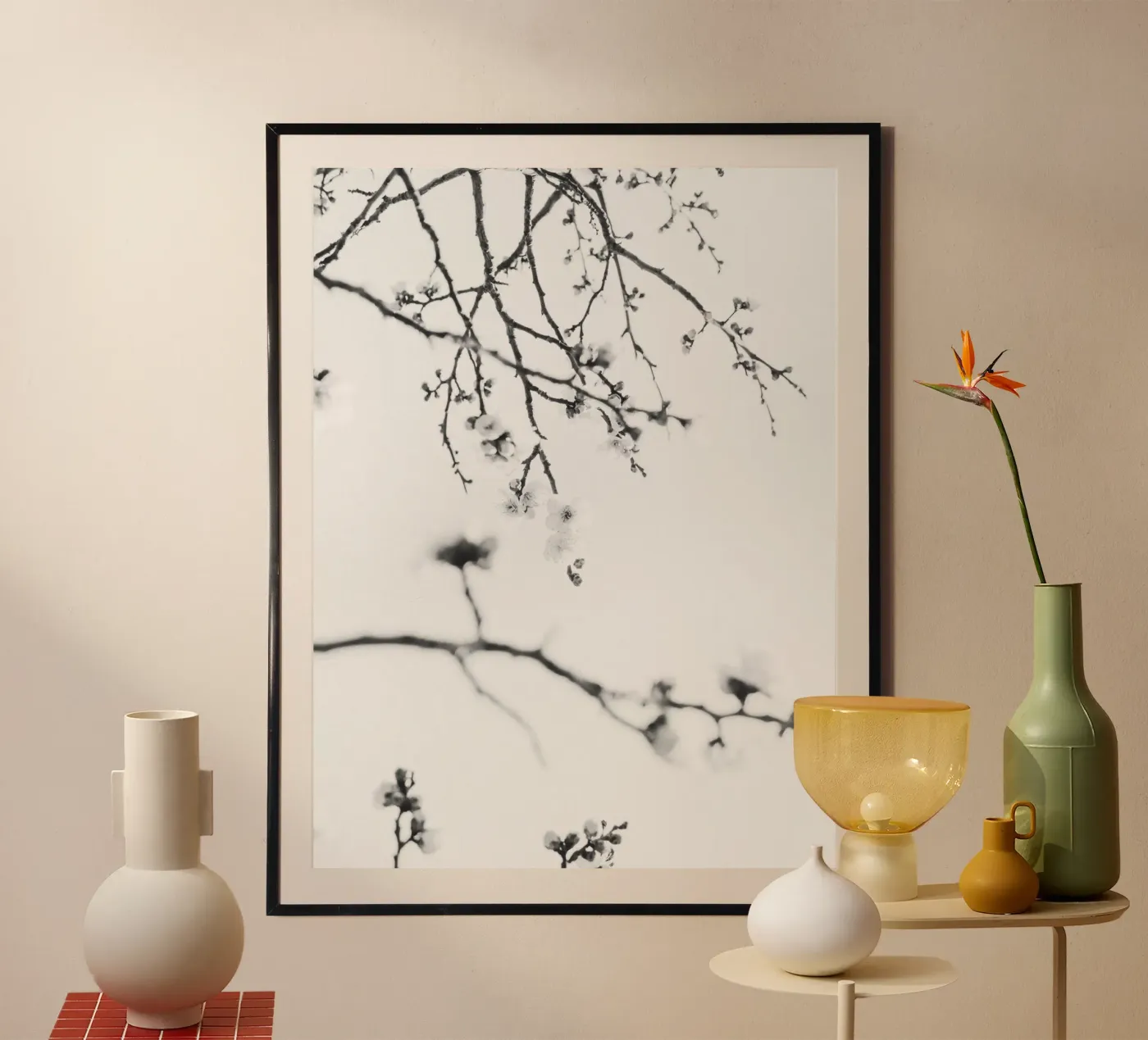 Branches BW Poster von PERSIE