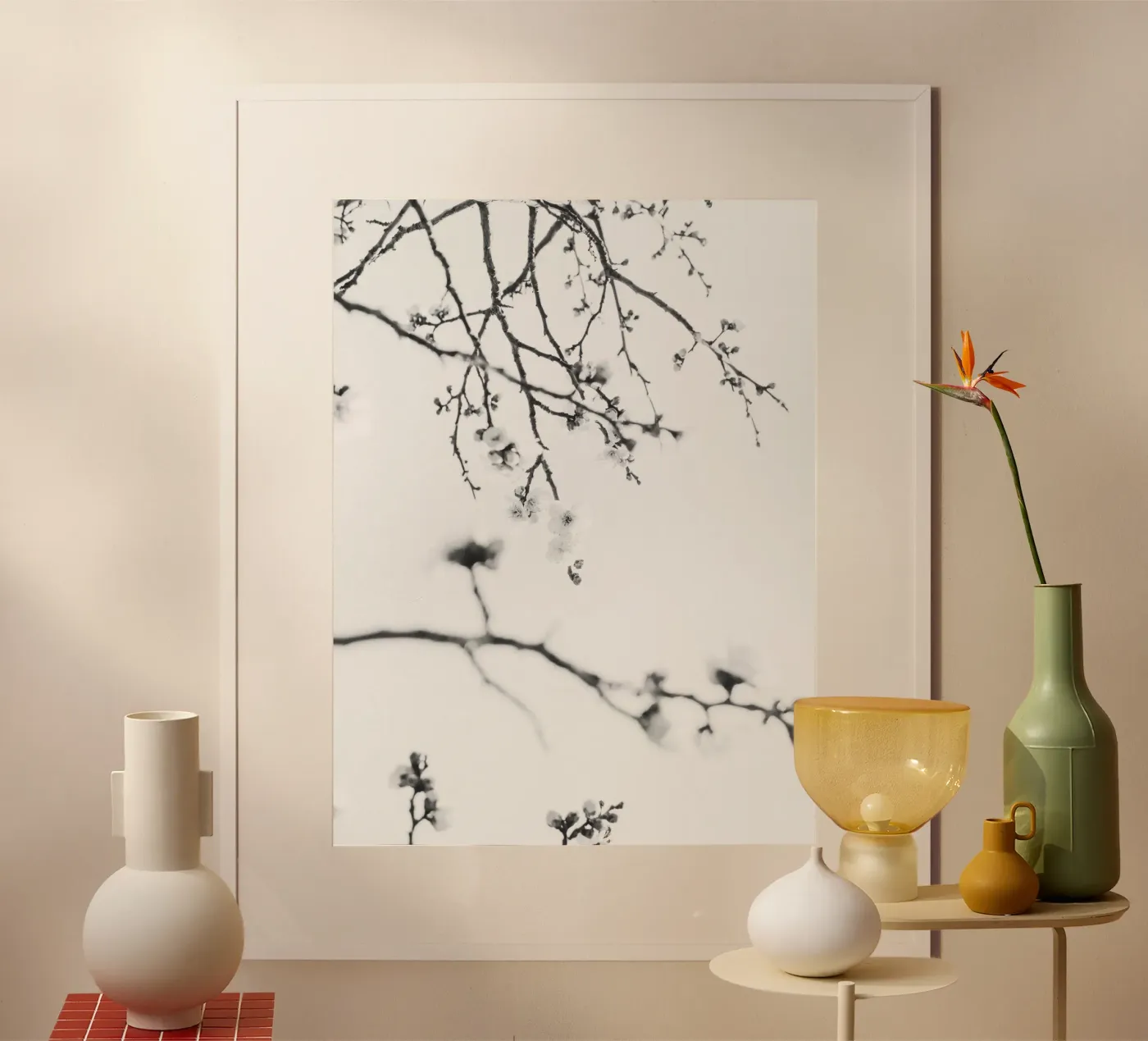 Branches BW Poster von PERSIE