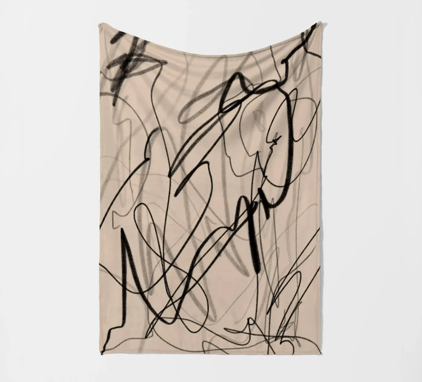 Chaotisch fleecedeken van Studio B