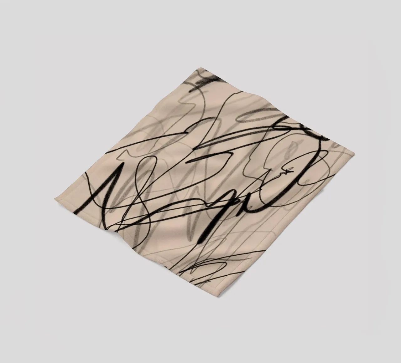 Chaotisch fleecedeken van Studio B