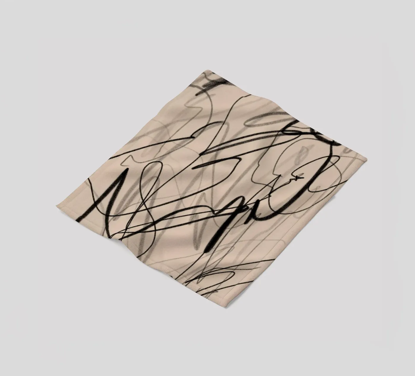 Chaotisch fleecedeken van Studio B