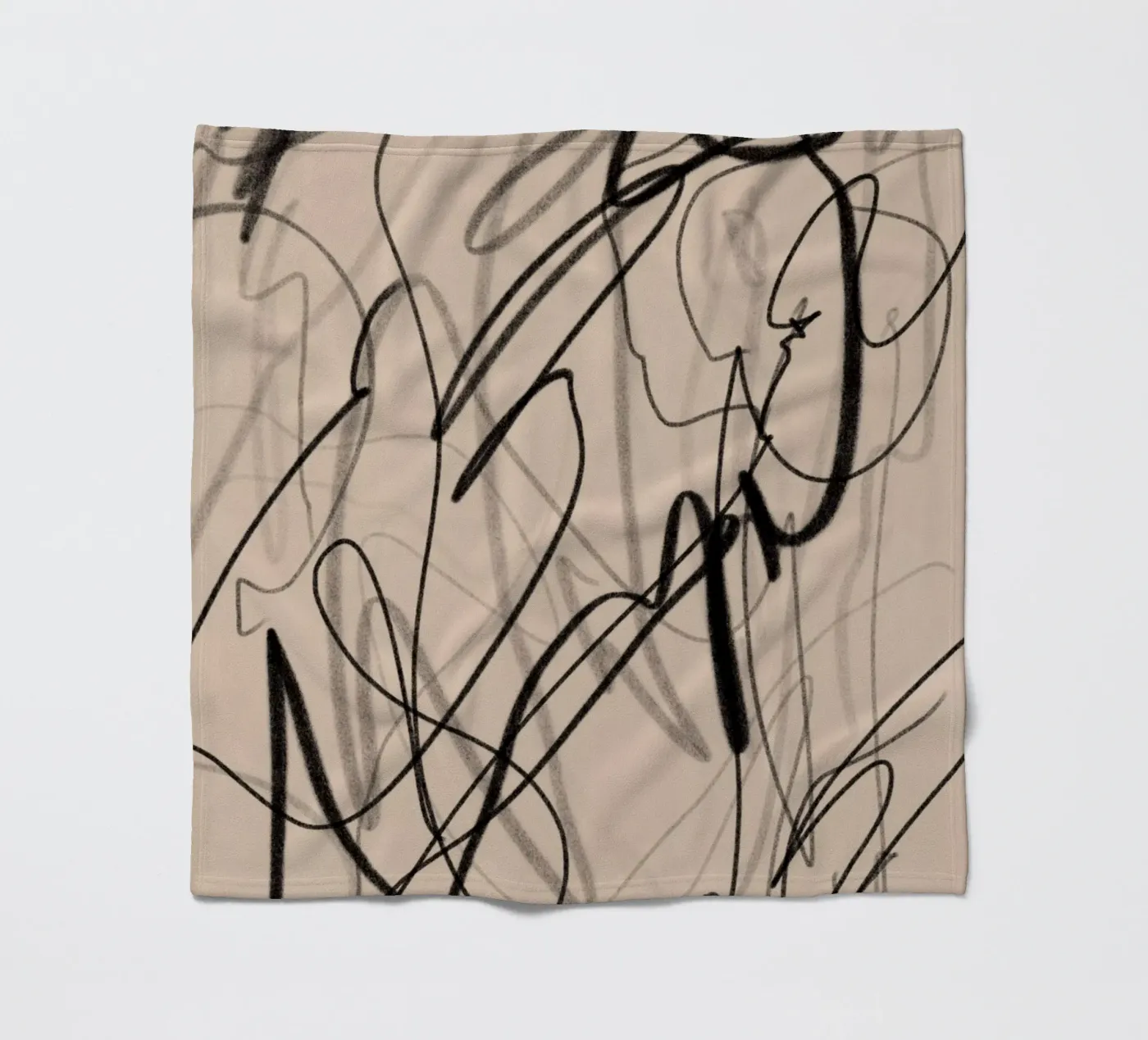 Chaotisch fleecedeken van Studio B