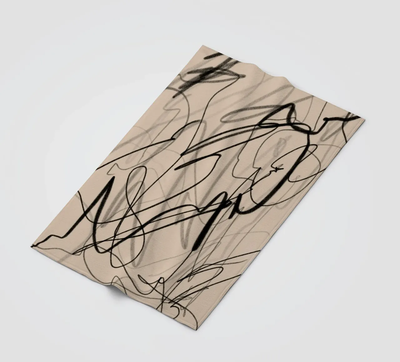 Chaotisch fleecedeken van Studio B