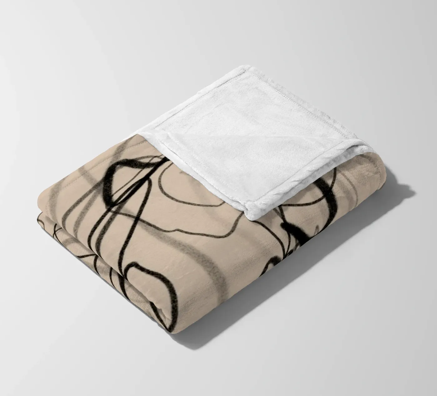 Chaotisch fleecedeken van Studio B