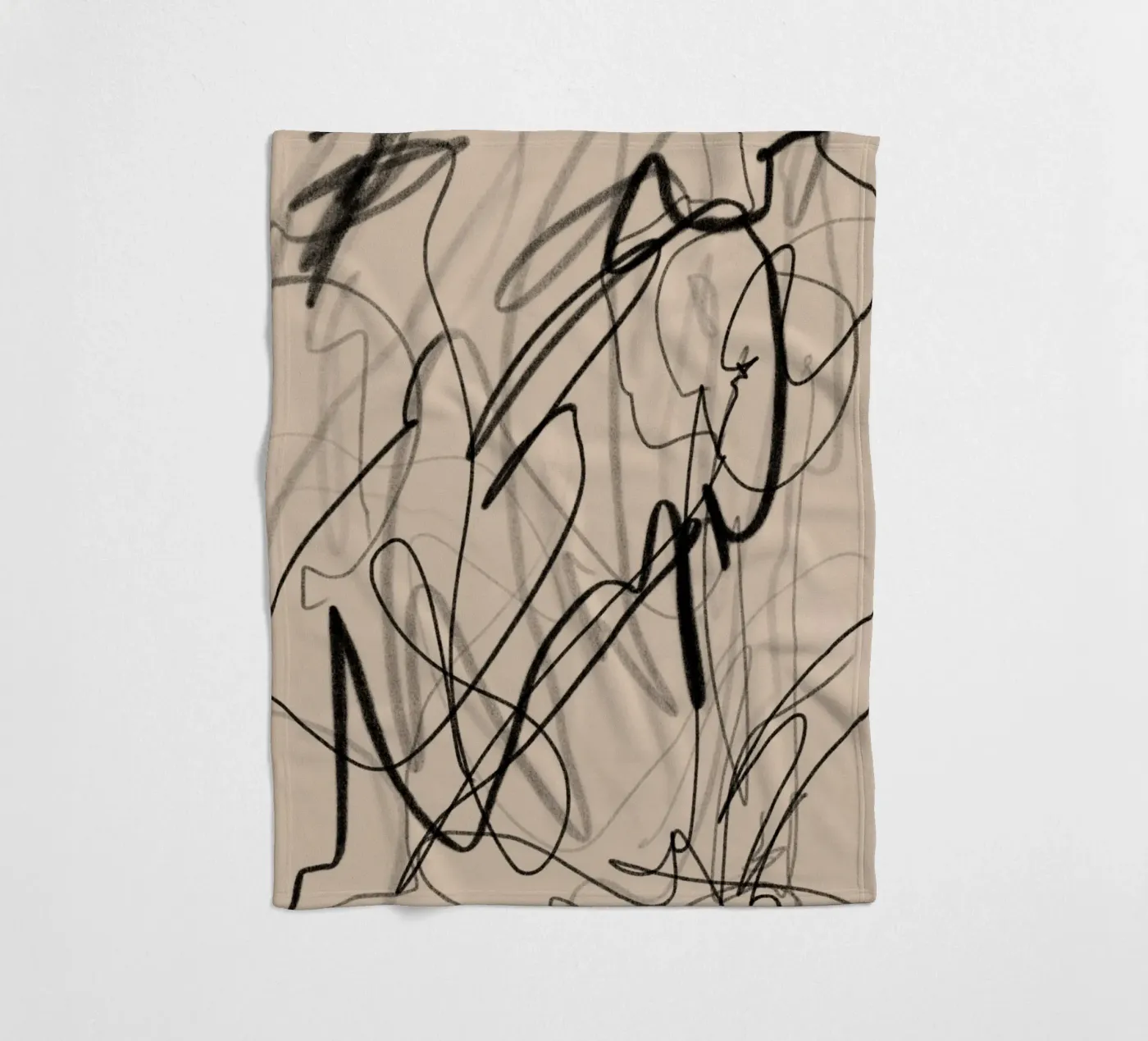 Chaotisch fleecedeken van Studio B