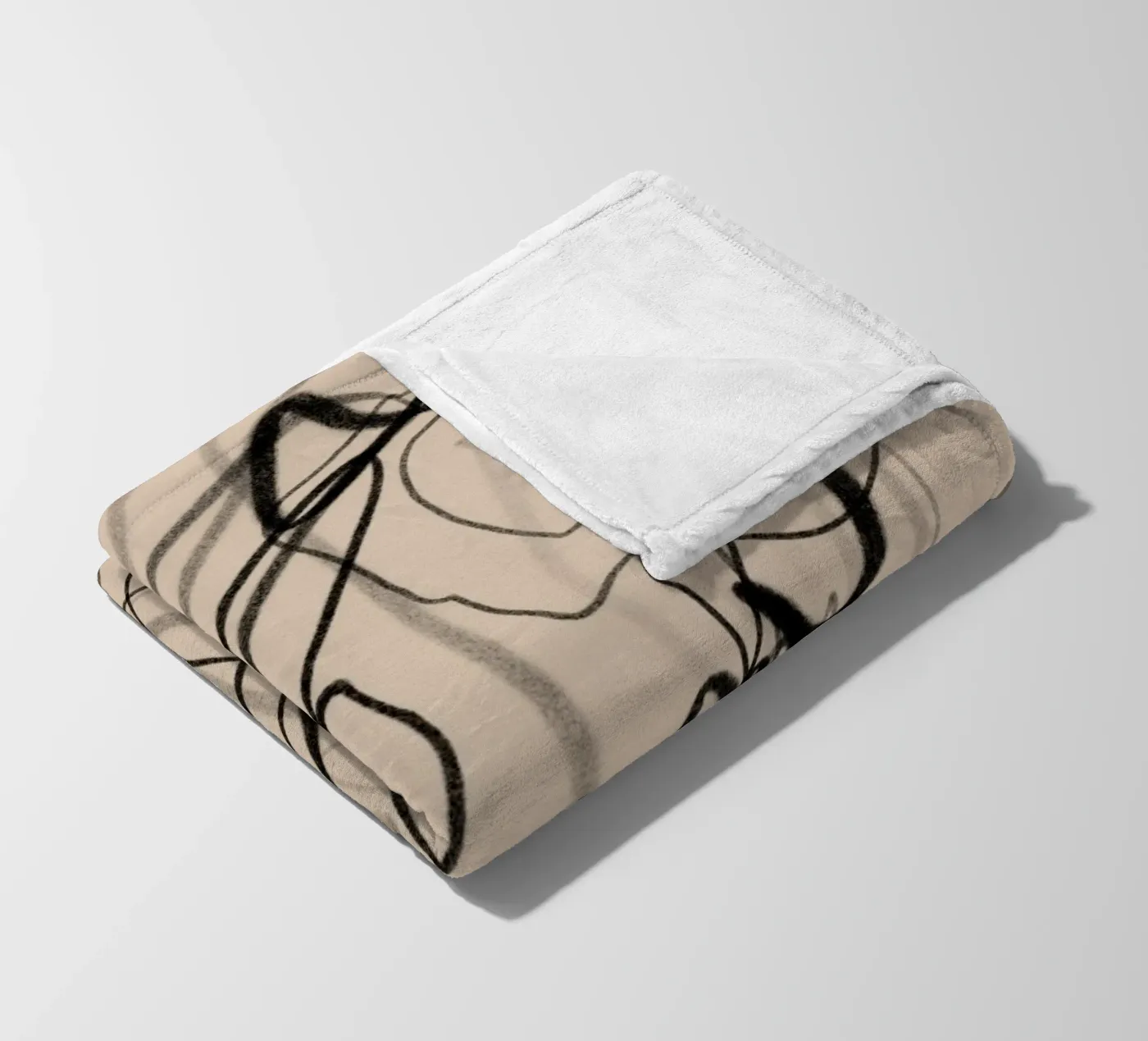 Chaotisch fleecedeken van Studio B