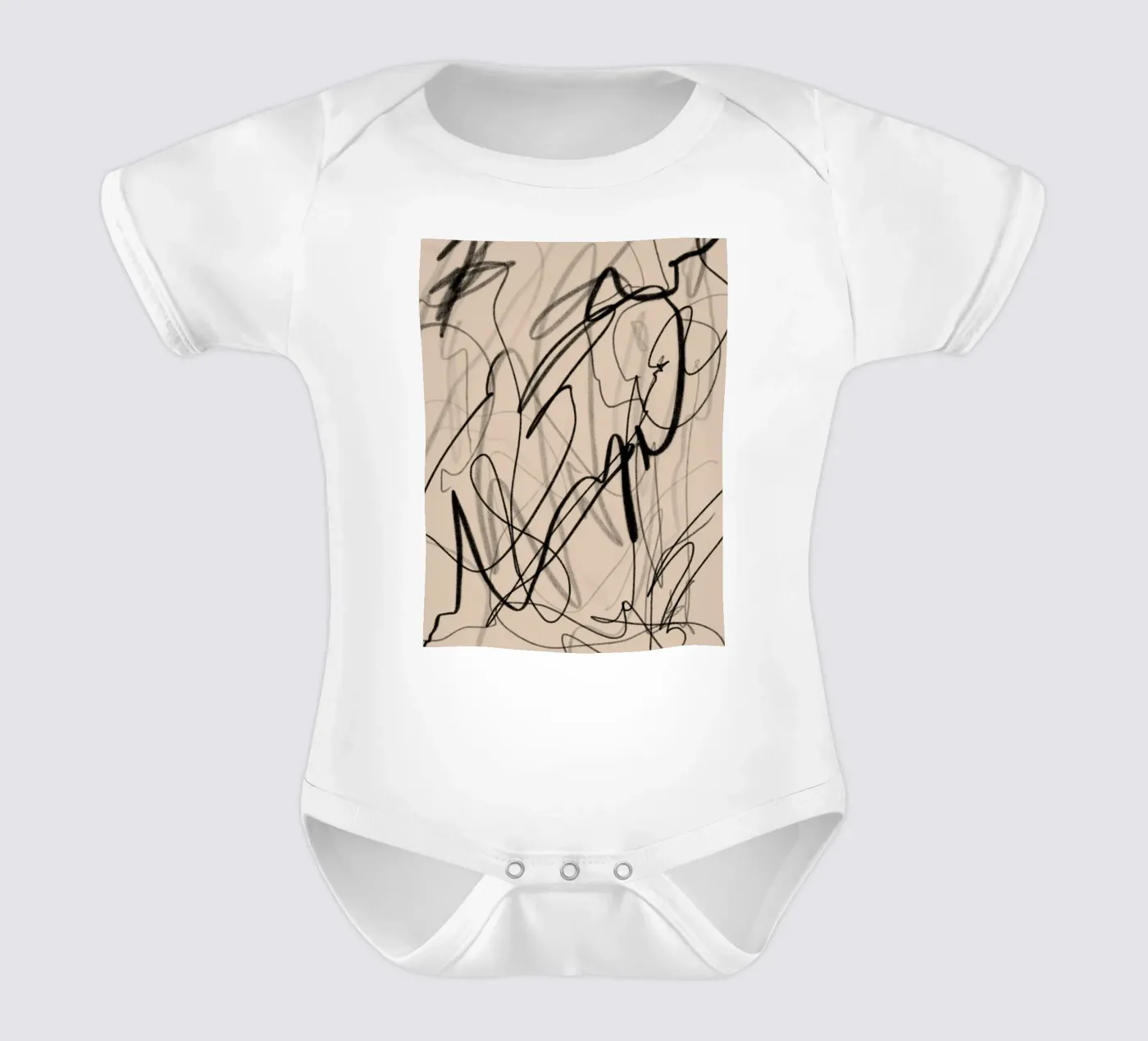 Chaotic babyrompertje korte mouwen van Studio B