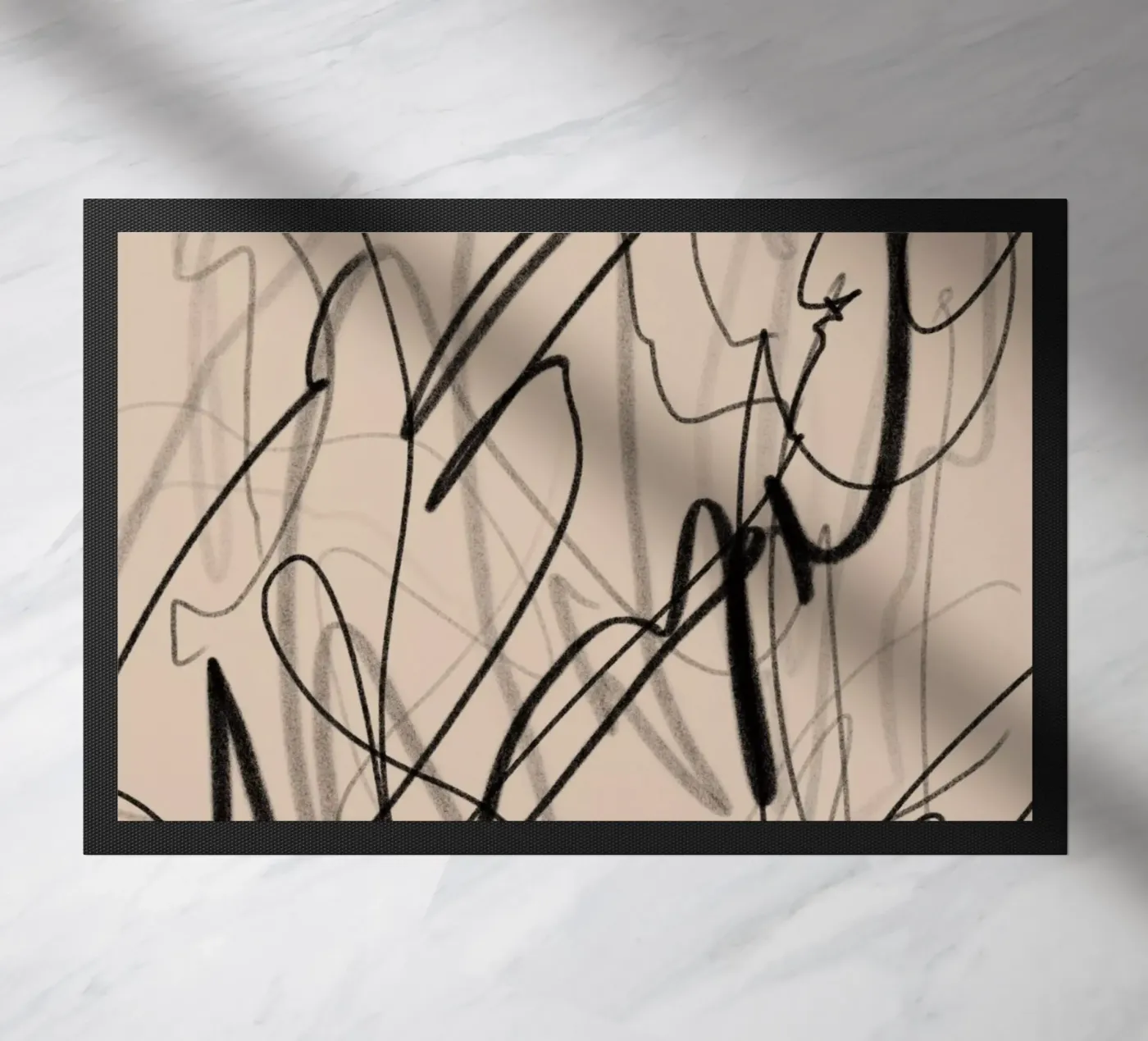 Chaotic doormat by Studio B