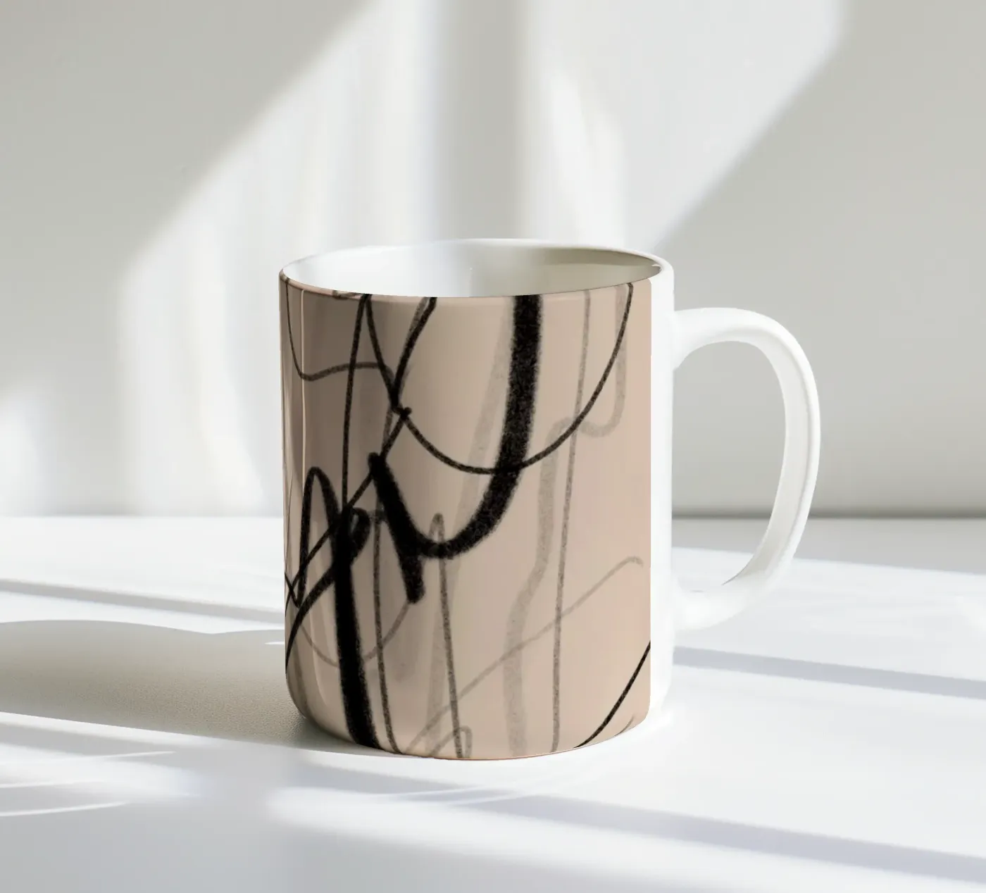 Chaotic ceramic mug by Studio B