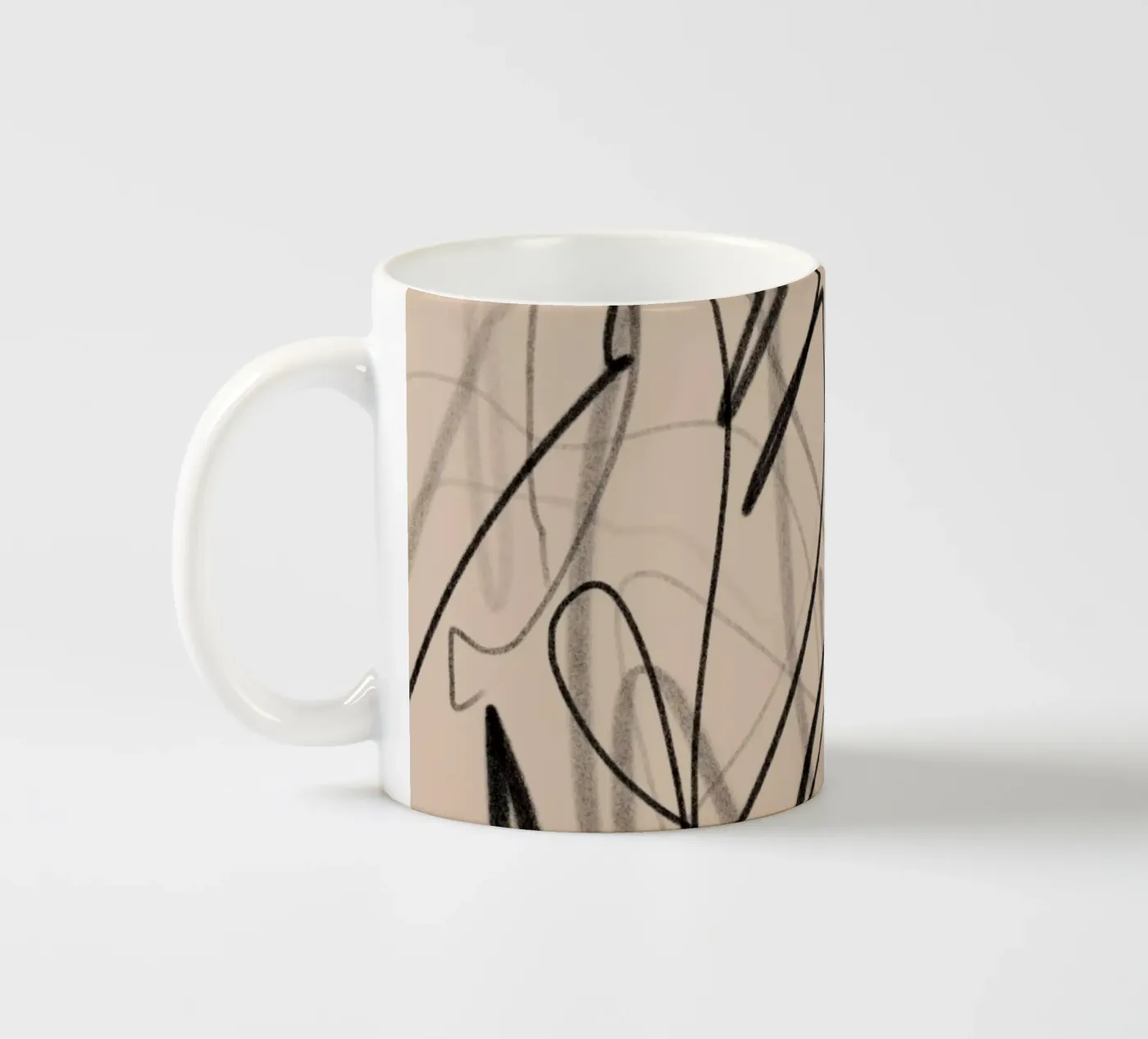 Chaotic ceramic mug by Studio B