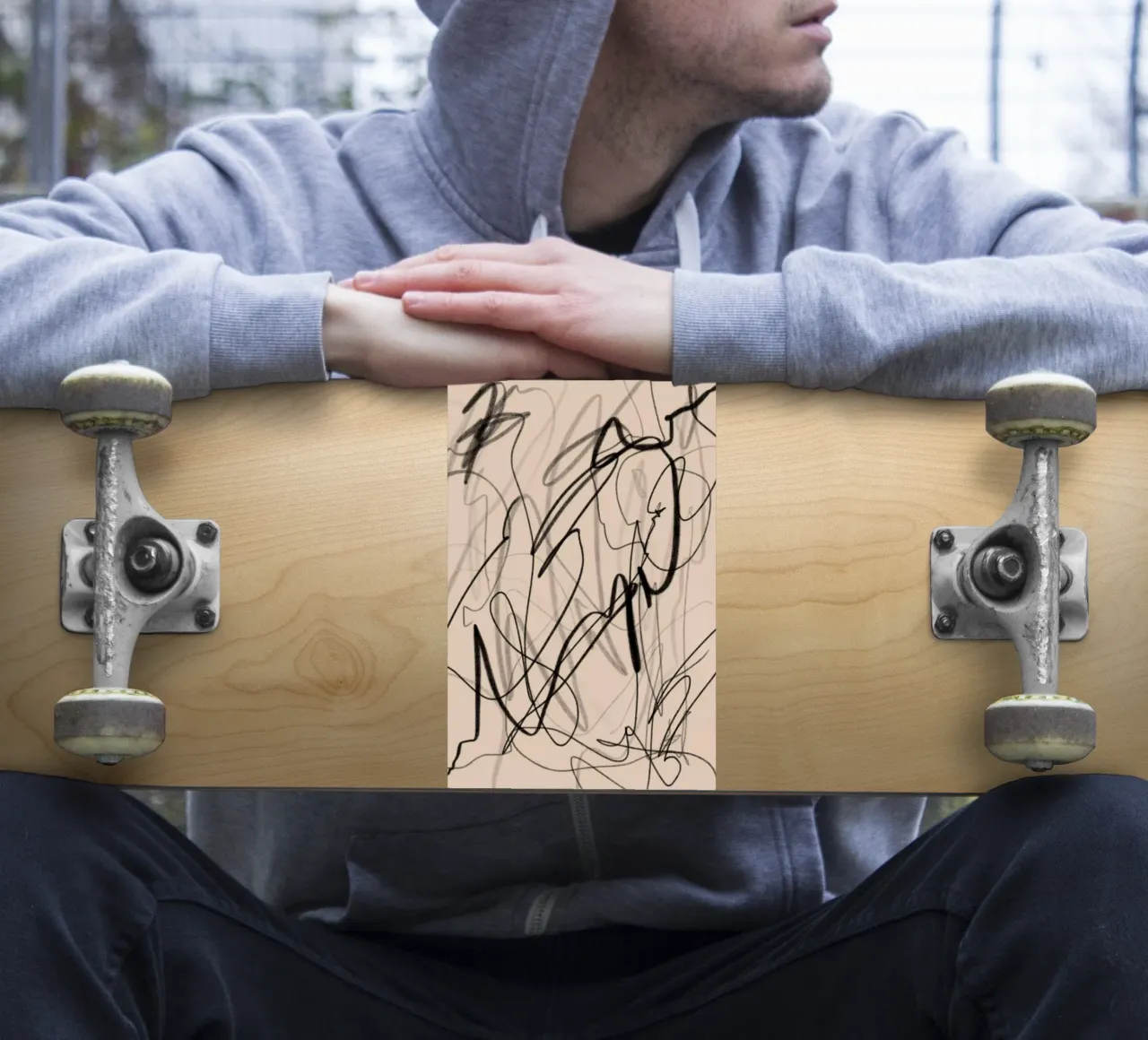 Chaotic sticker by Studio B