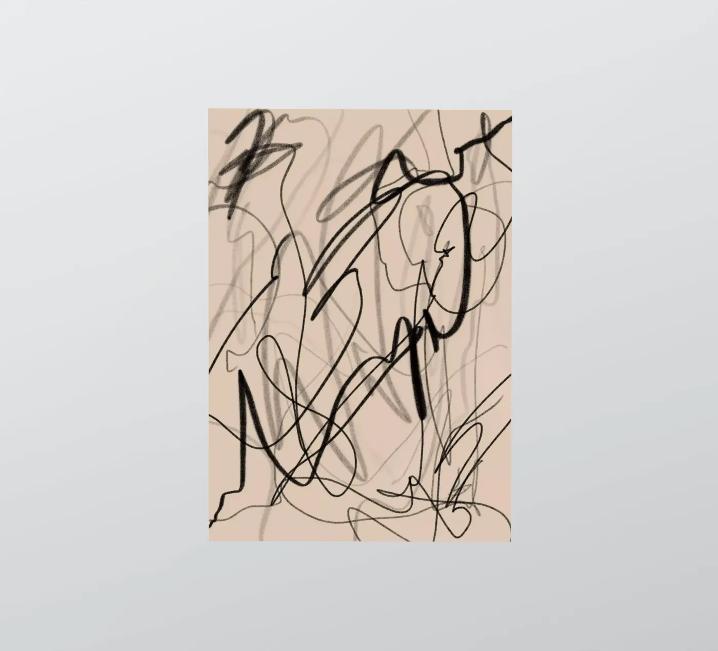 Chaotisch sticker van Studio B