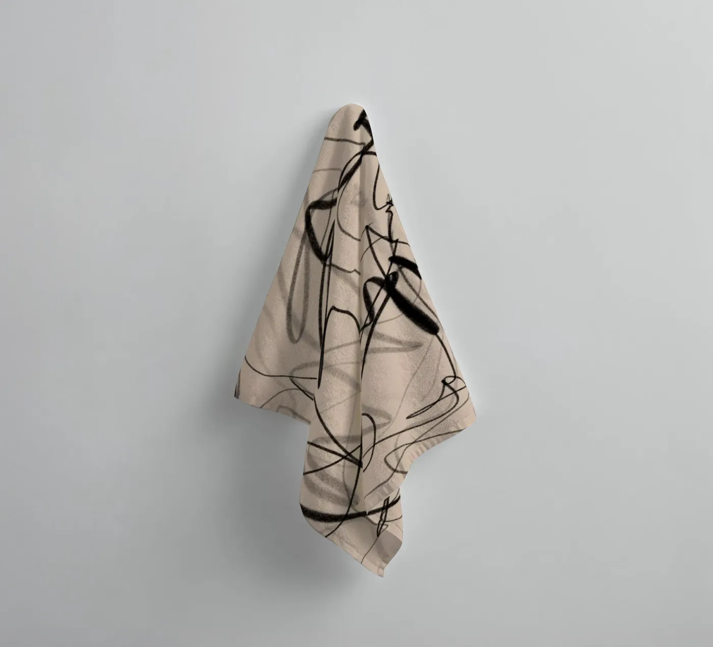 Chaotisch badhanddoek van Studio B