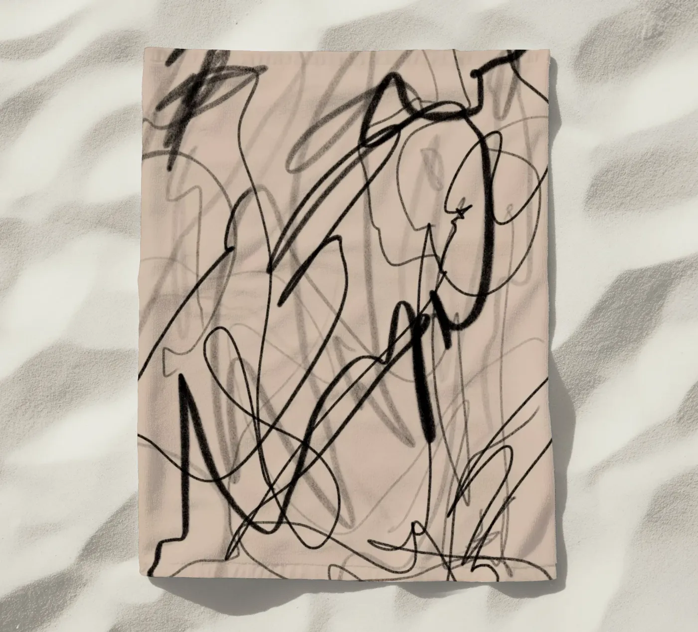 Chaotic beach towel by Studio B