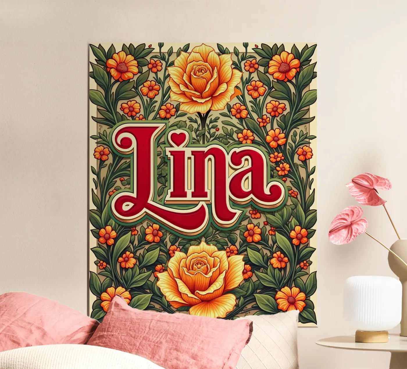 LINA poster van CASTILO Namengalerie