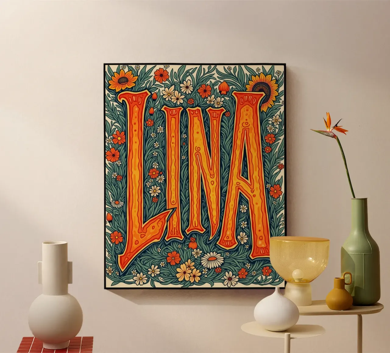 LINA plexiglass da CASTILO Namengalerie