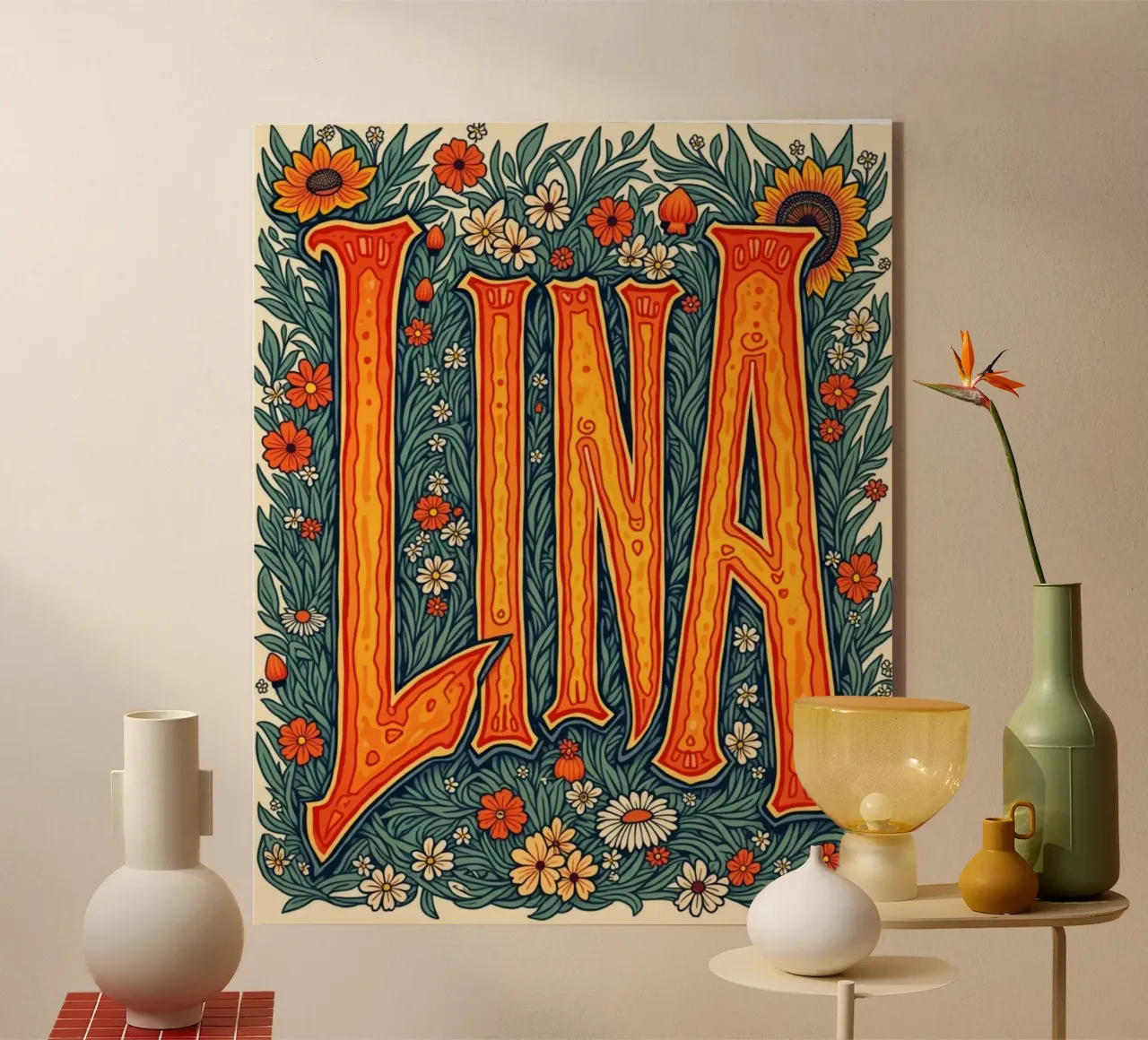 LINA plexiglass da CASTILO Namengalerie