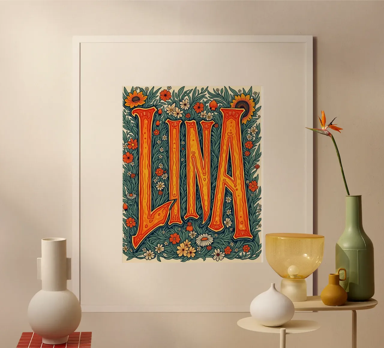 LINA poster da CASTILO Namengalerie