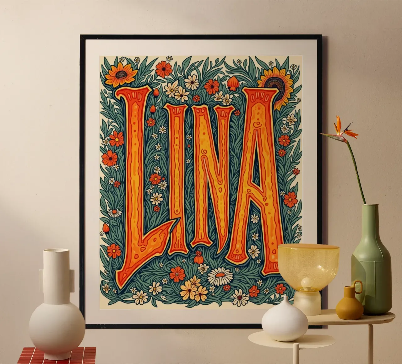 LINA poster da CASTILO Namengalerie