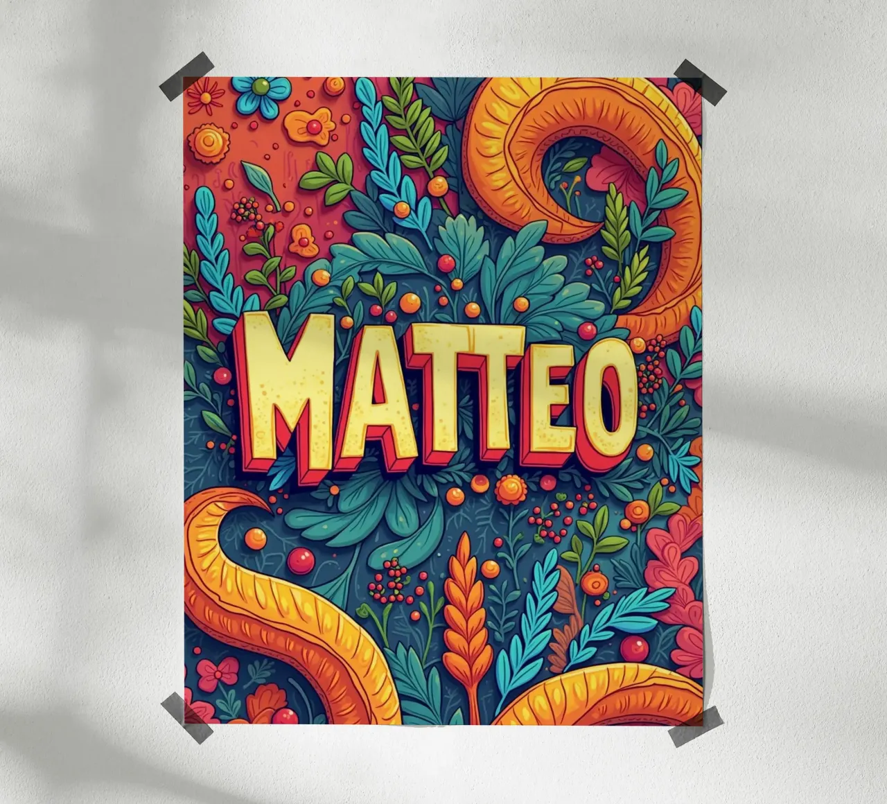 MATTEO poster da CASTILO Namengalerie