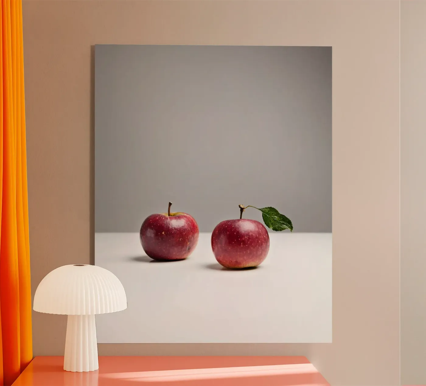 Red apples acrylic glass by Sandra Brill