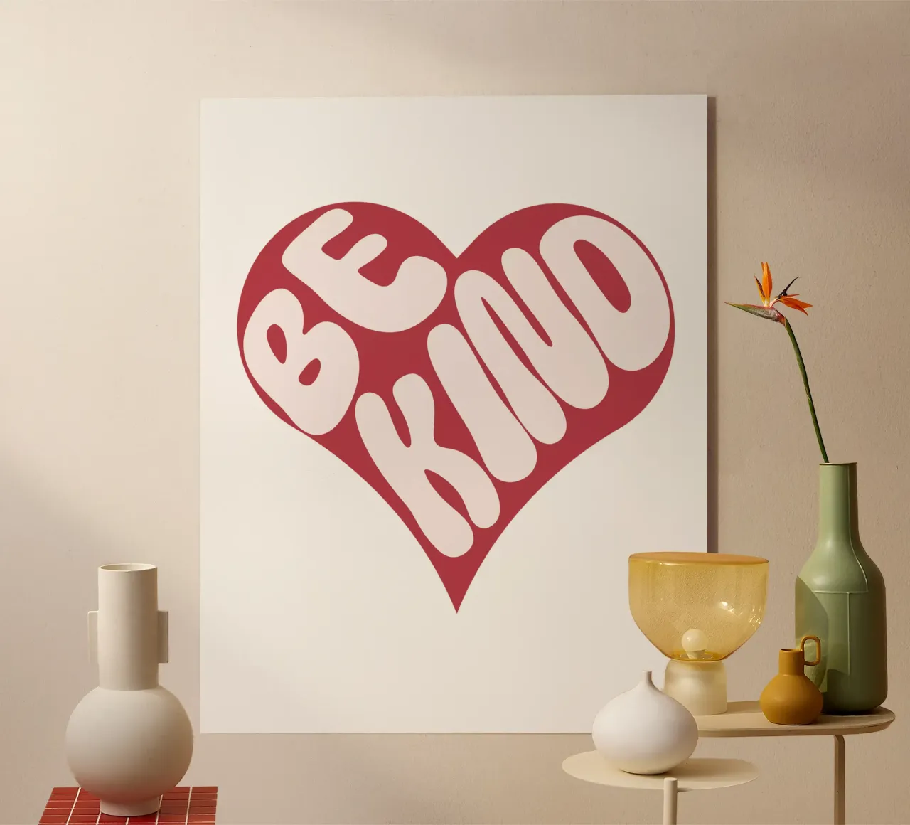 Be kind plexiglass da DesignArt