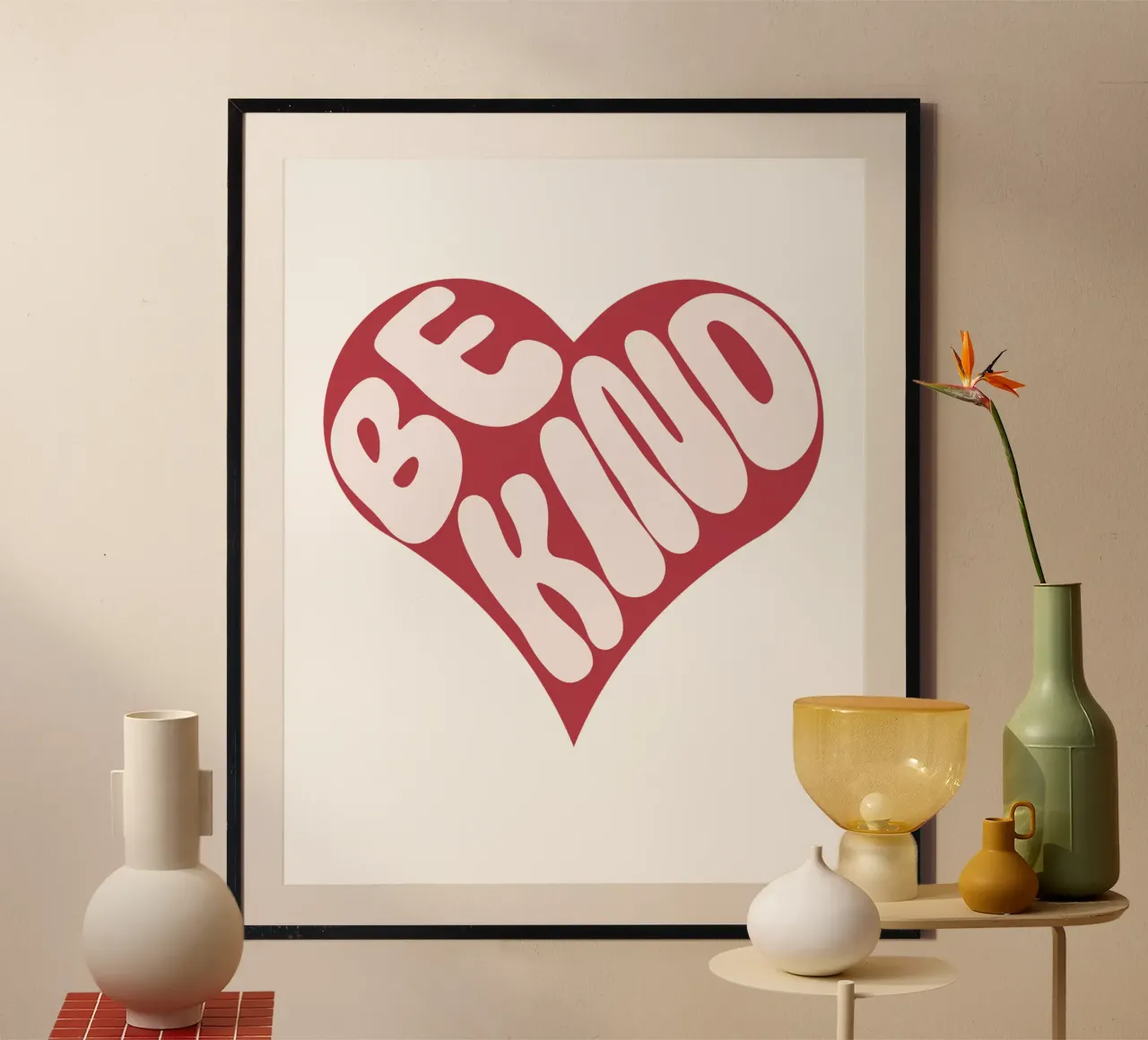 Be kind poster da DesignArt