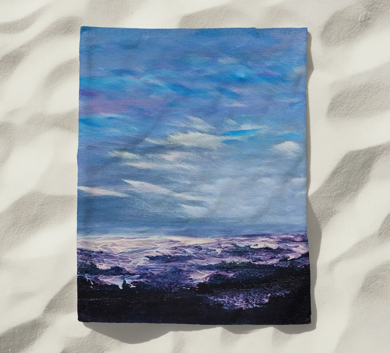 Onde viola telo mare da Bianca Dakli