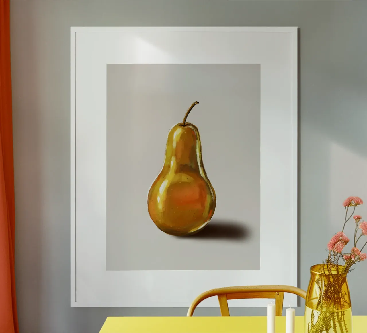 Pear poster da sketch_visual_studio