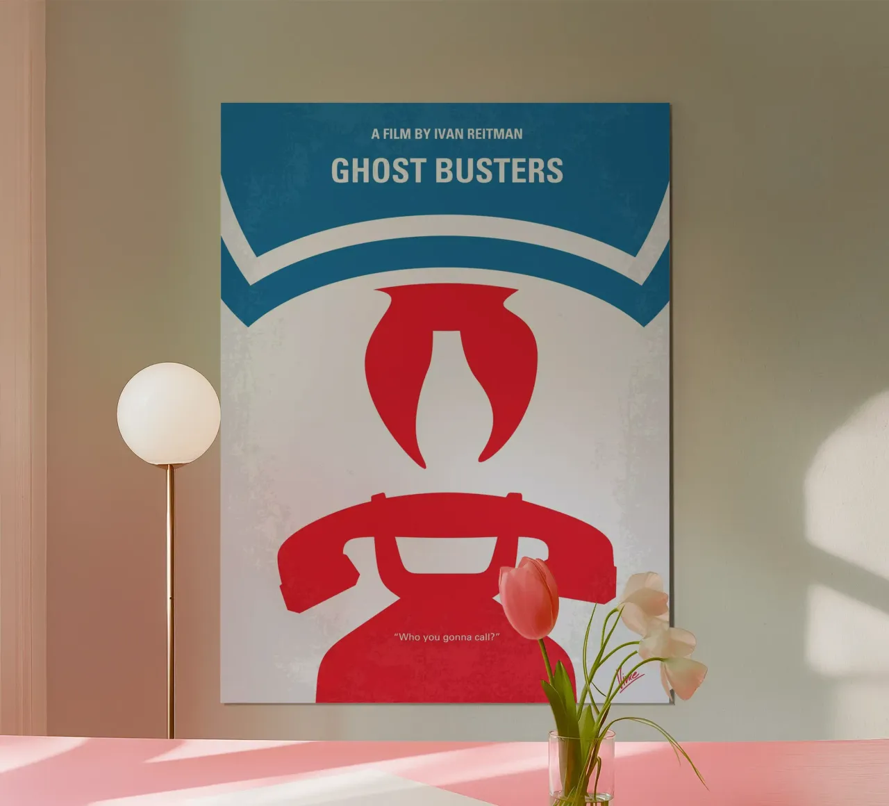 No104 My Ghostbusters minimal movie poster poster con telaio in plastica da Chungkong
