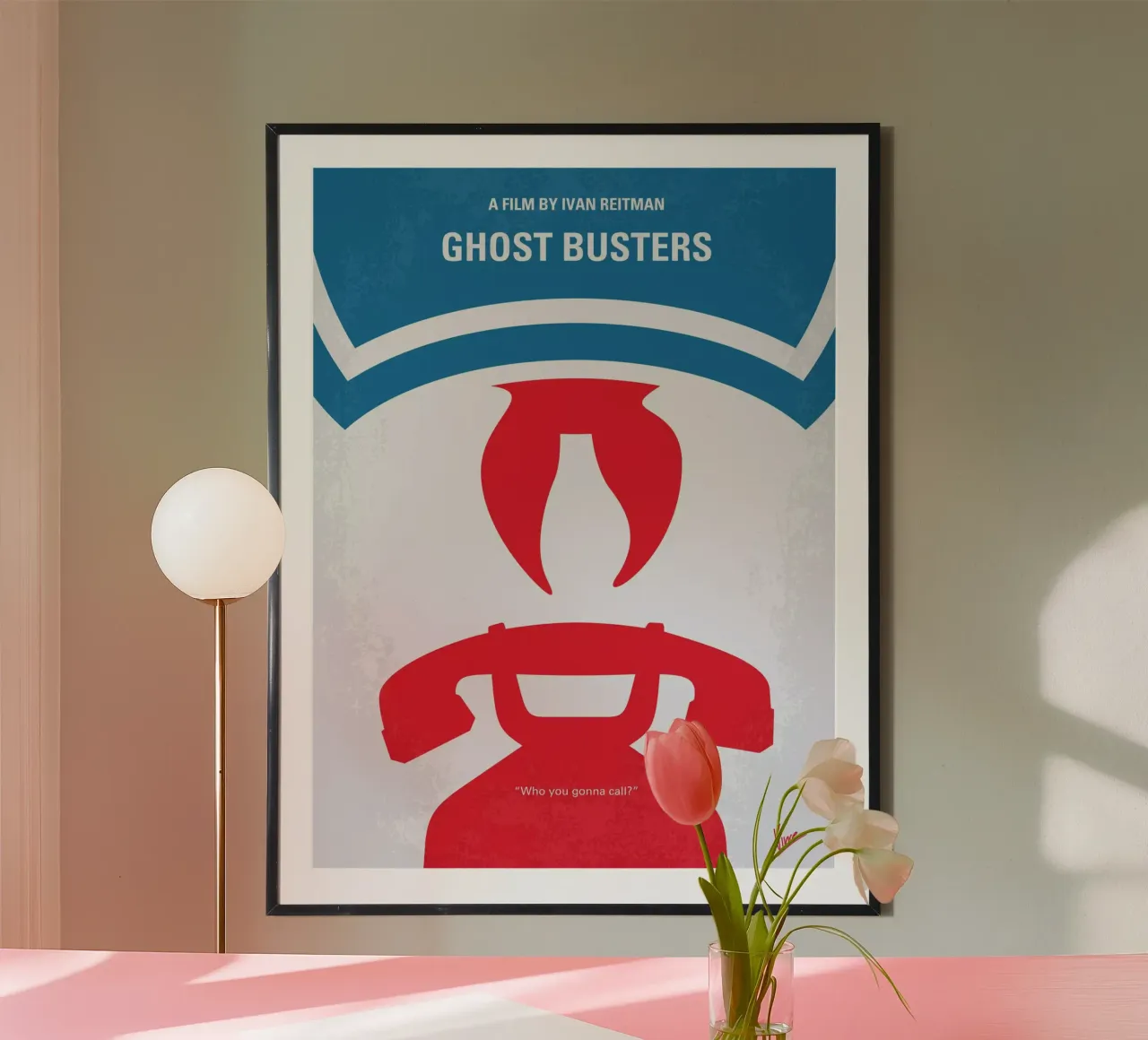 No104 My Ghostbusters minimal movie poster poster con telaio in plastica da Chungkong