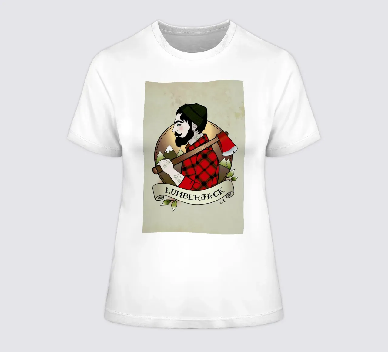 Lumberjack Frauen T-Shirt von Killer Wolf