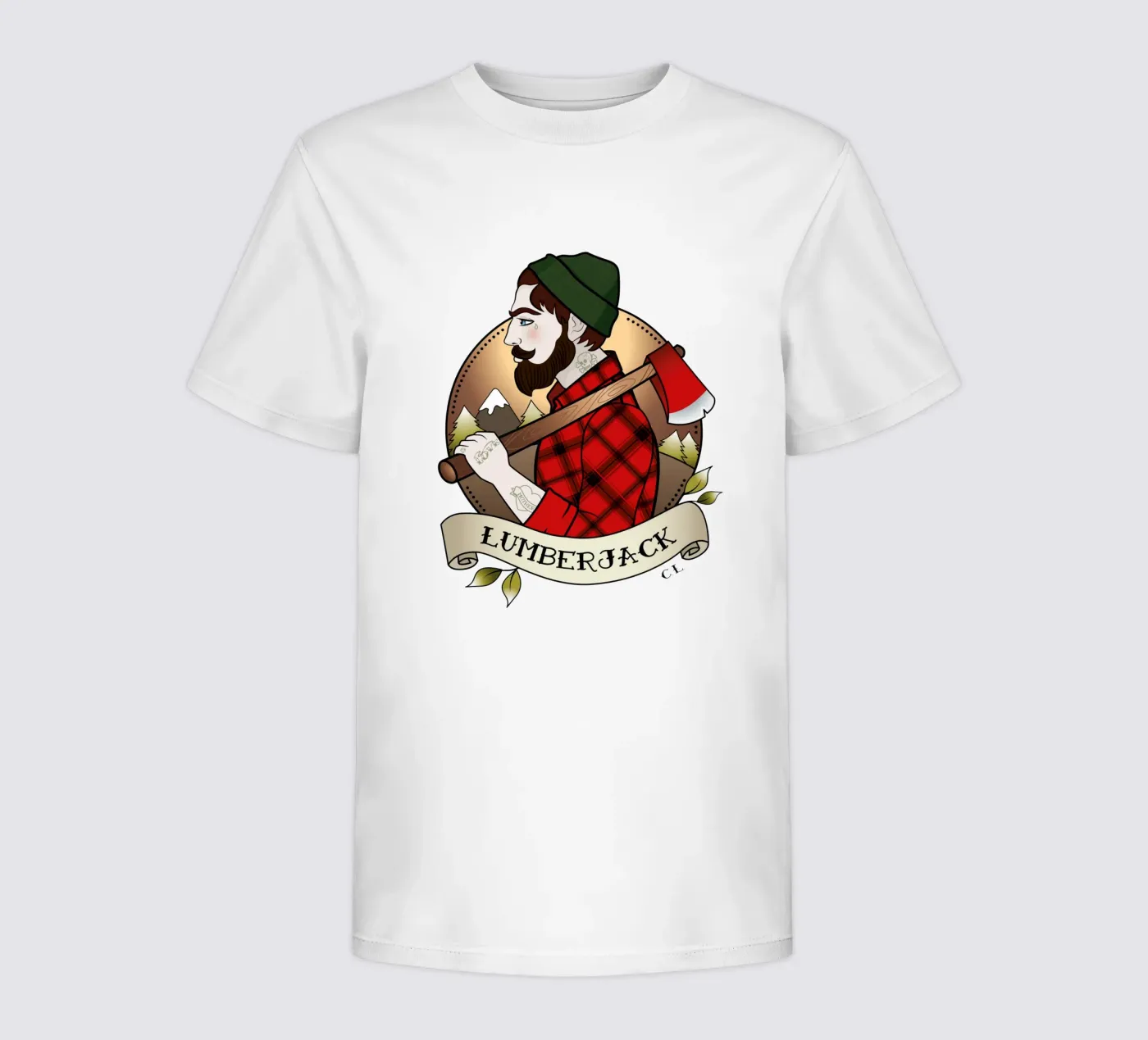 Lumberjack t-shirt bambini da Killer Wolf
