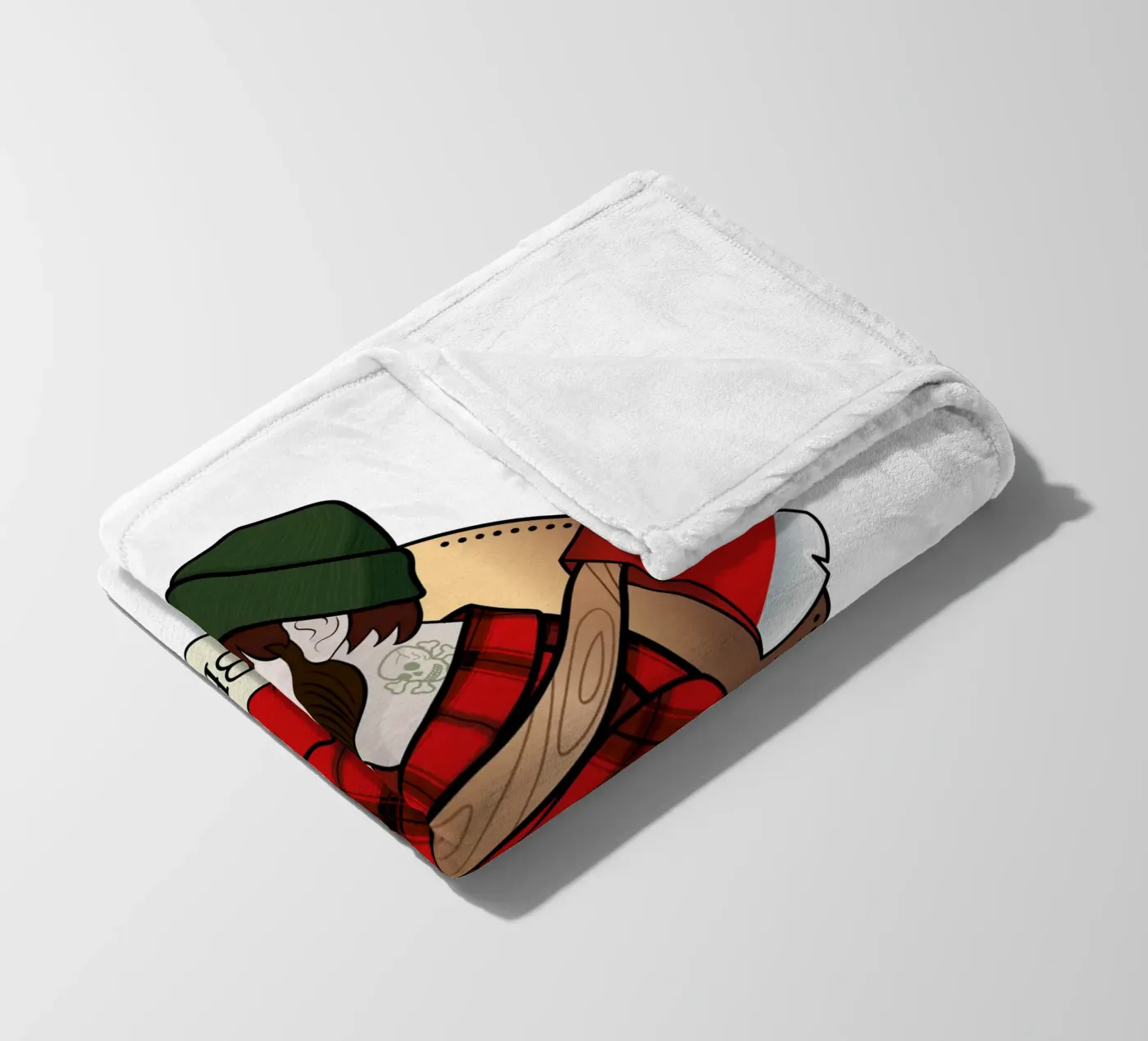 Lumberjack fleecedeken van Killer Wolf