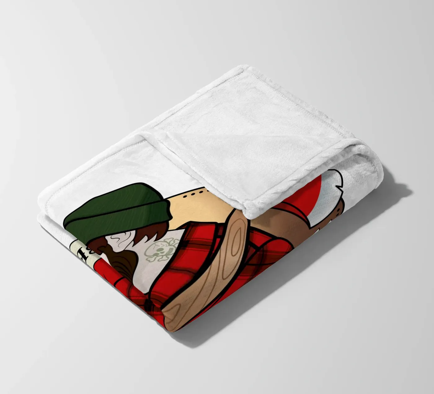 Lumberjack fleecedeken van Killer Wolf