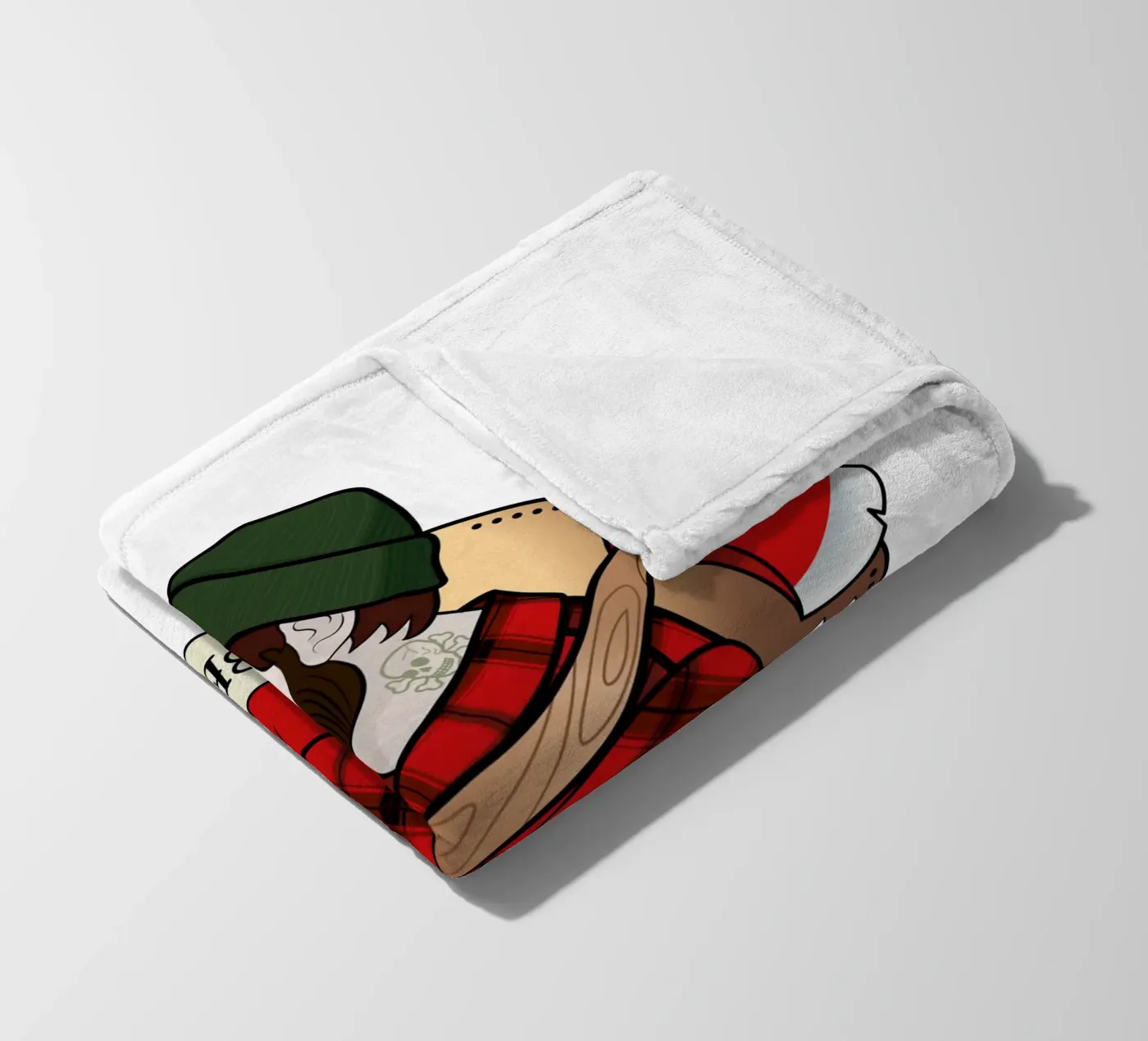 Lumberjack fleecedeken van Killer Wolf