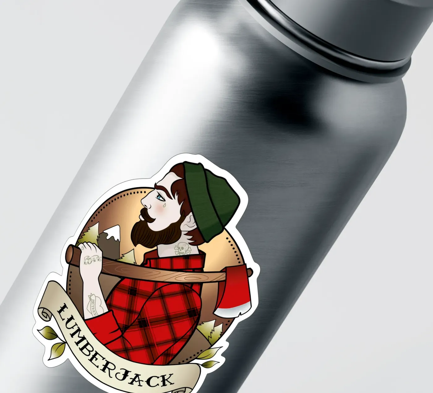 Lumberjack sticker by Killer Wolf