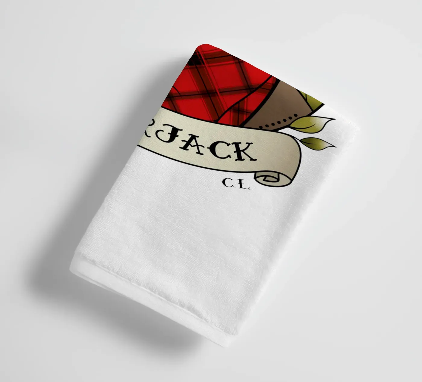 Lumberjack badhanddoek van Killer Wolf