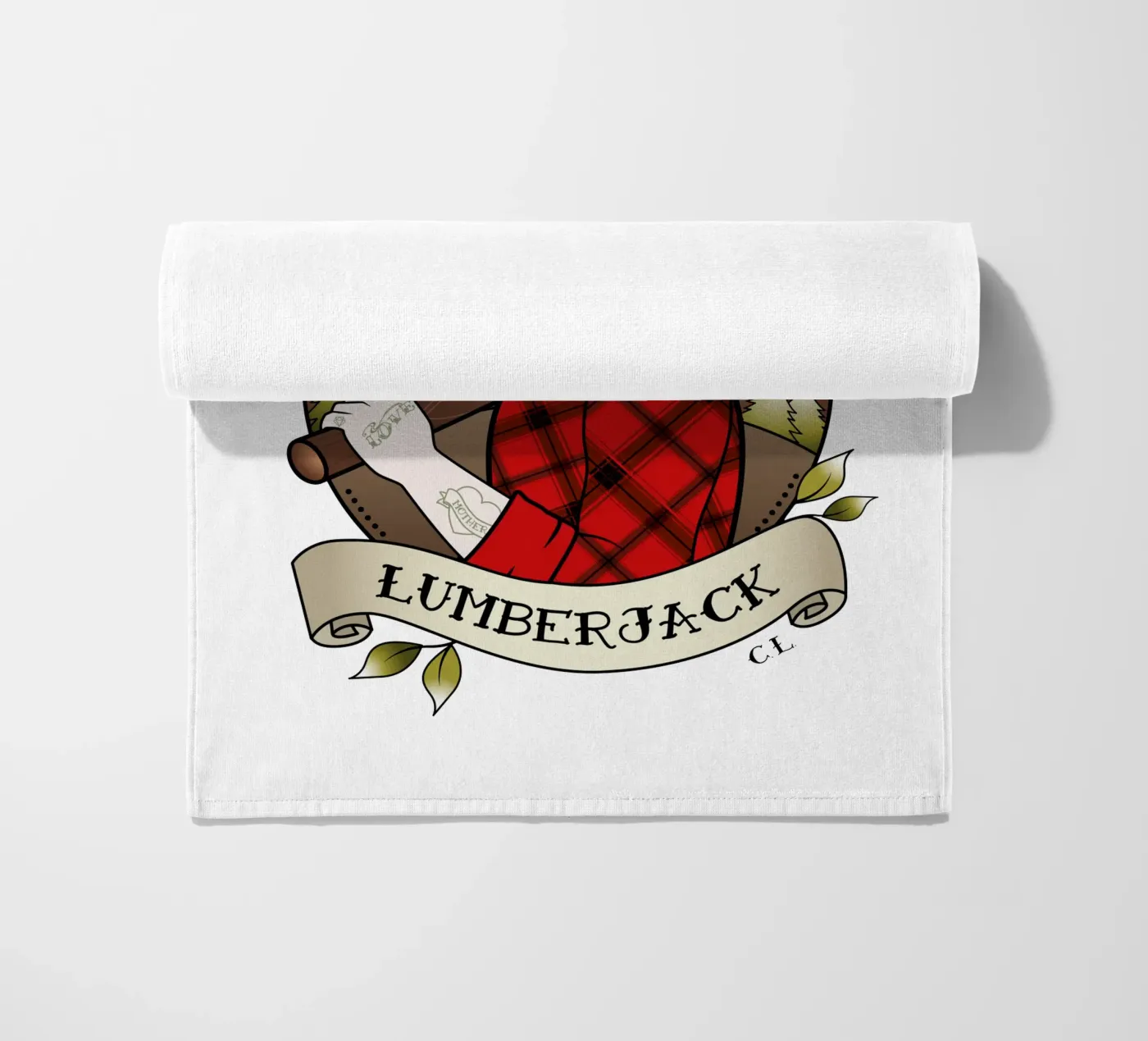 Lumberjack strandhanddoek van Killer Wolf