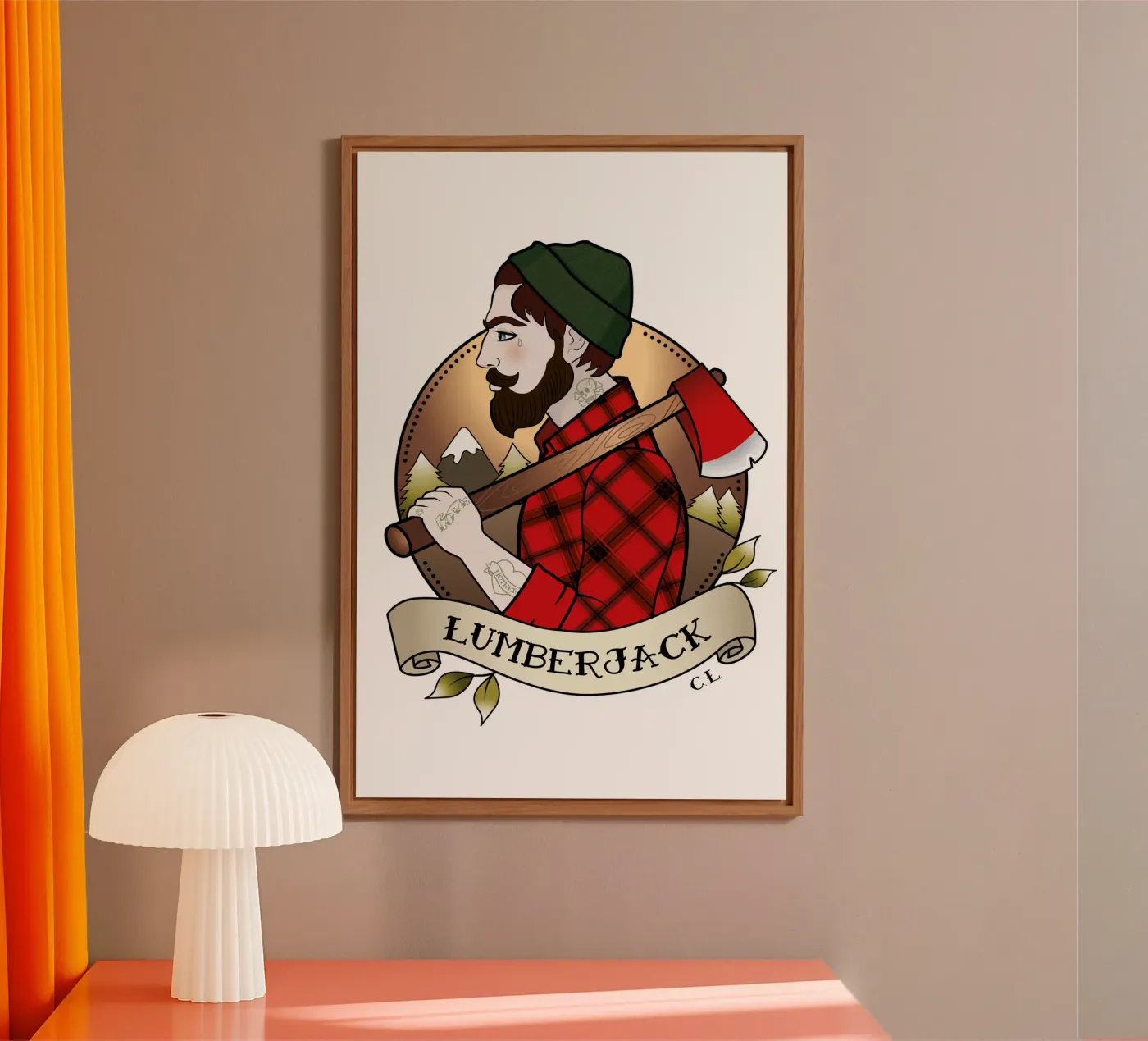 Lumberjack forex plate by Killer Wolf