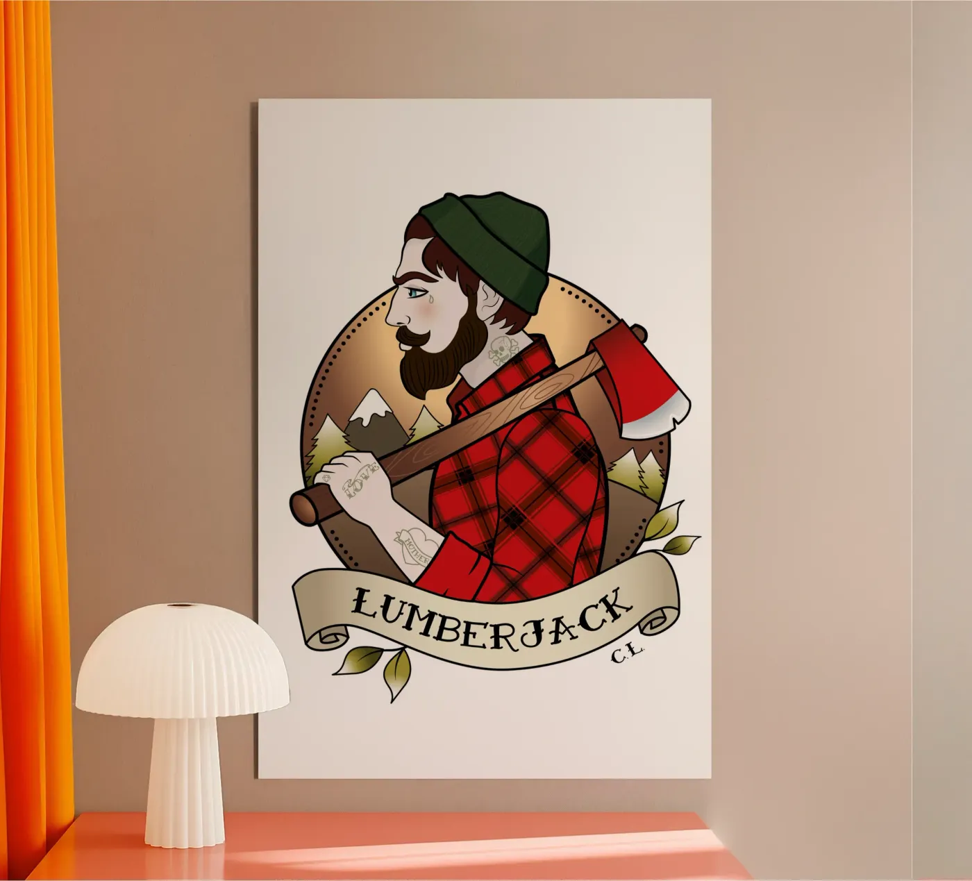 Lumberjack forex plate by Killer Wolf