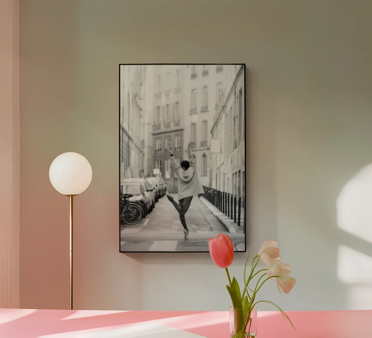 Geluk acryl van clssical moment