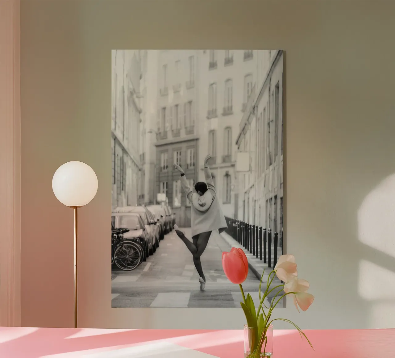 Geluk acryl van clssical moment