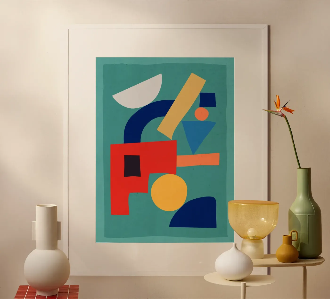 Playful Shapes poster da ThingDesign
