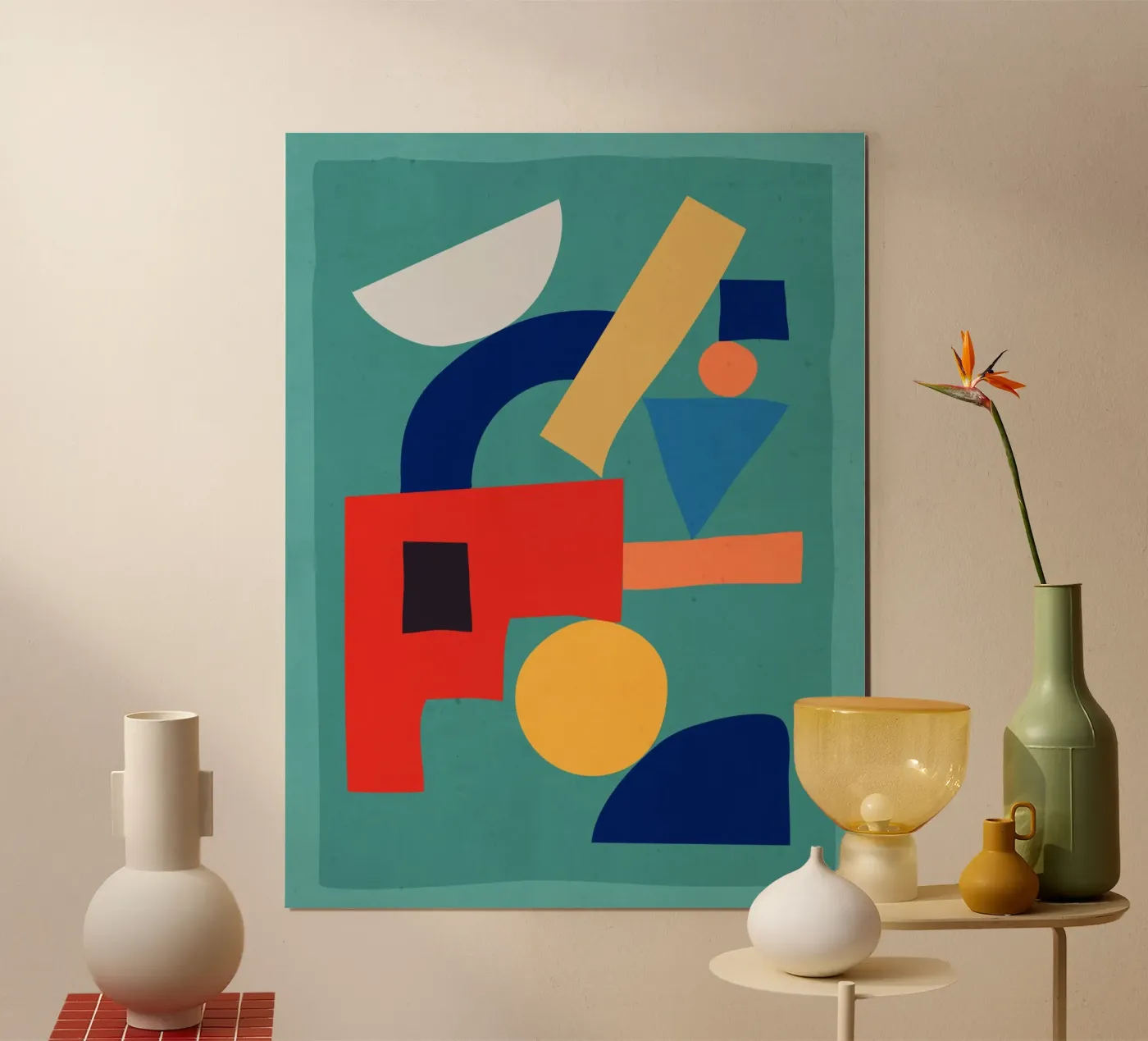 Playful Shapes poster da ThingDesign