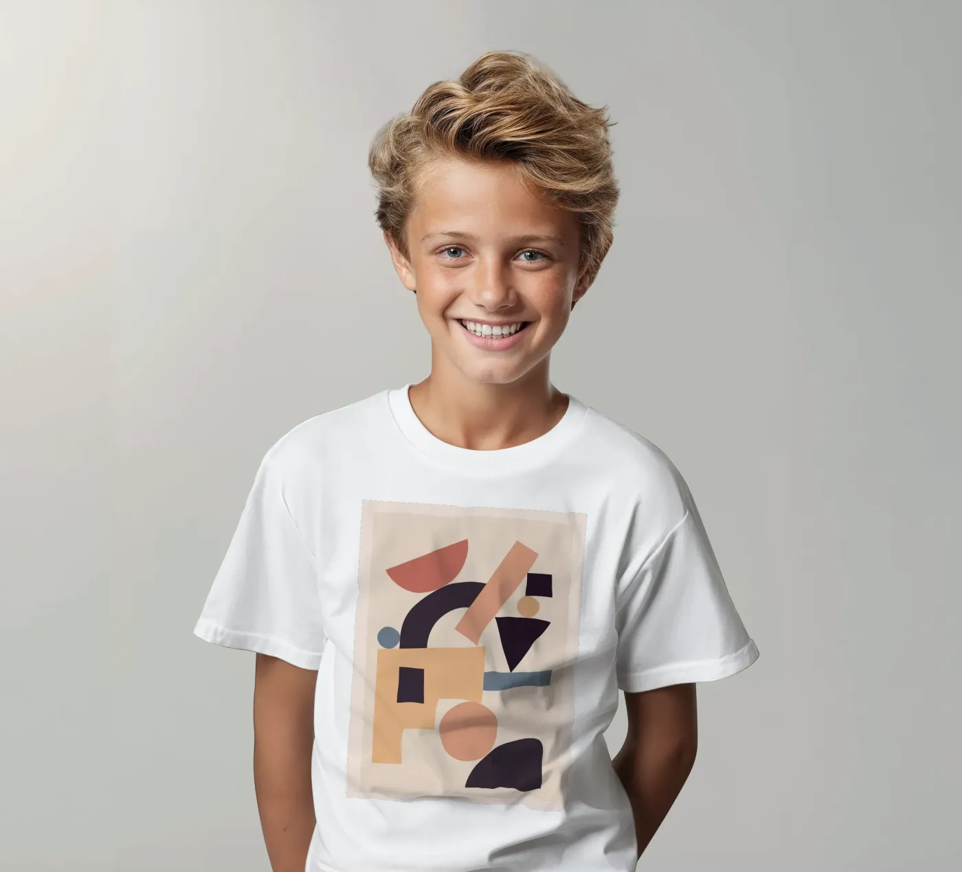 Soft Abstract Forms 01 t-shirt bambini da ThingDesign