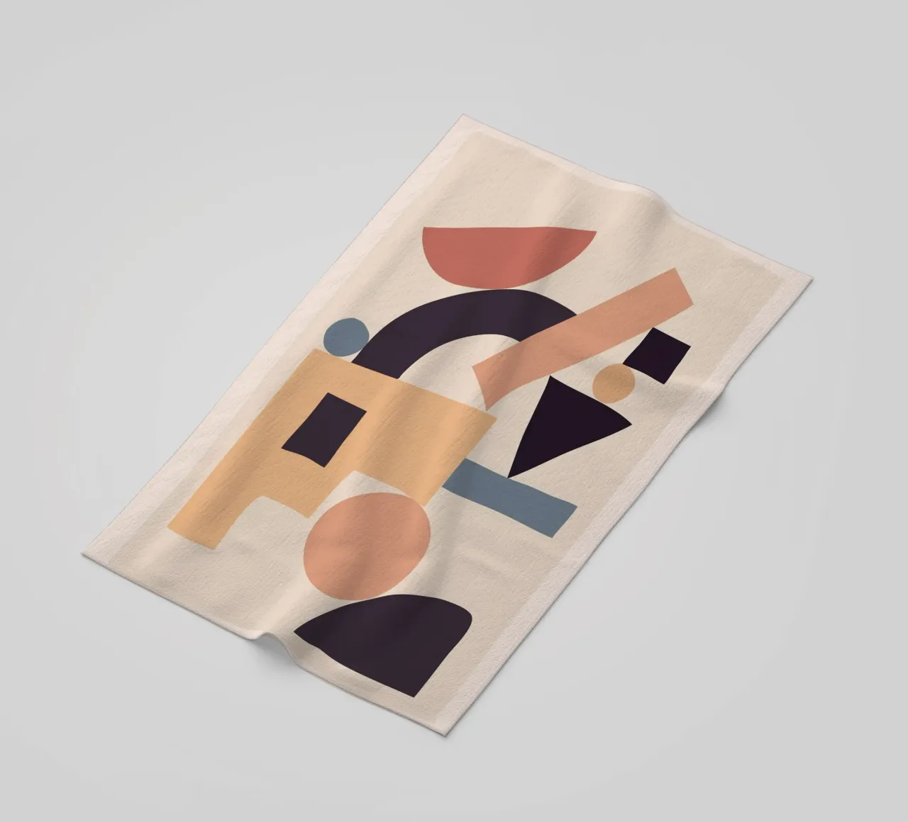 Soft Abstract Forms 01 telo mare da ThingDesign