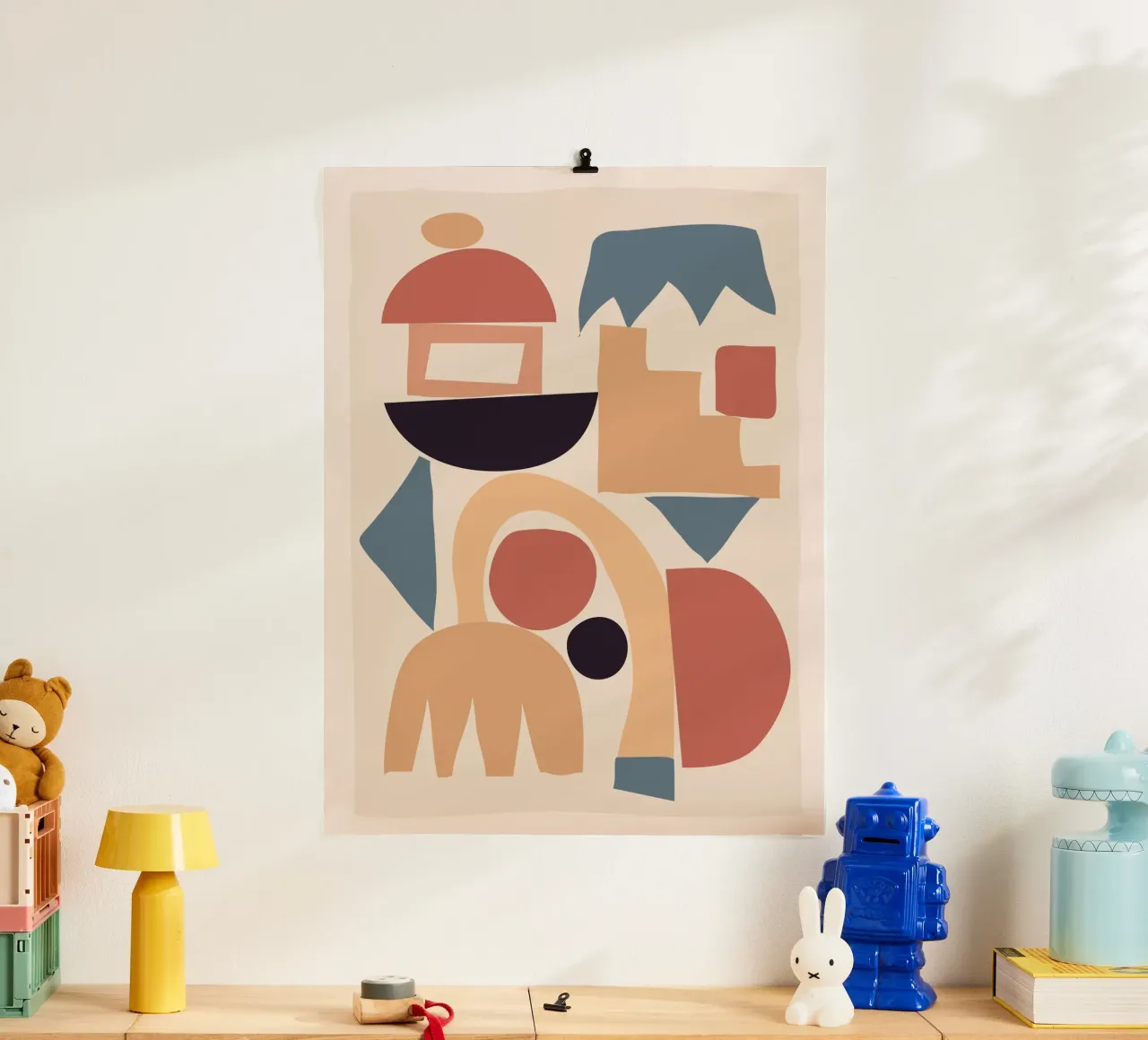 Soft Abstract Forms 02 poster by ThingDesign