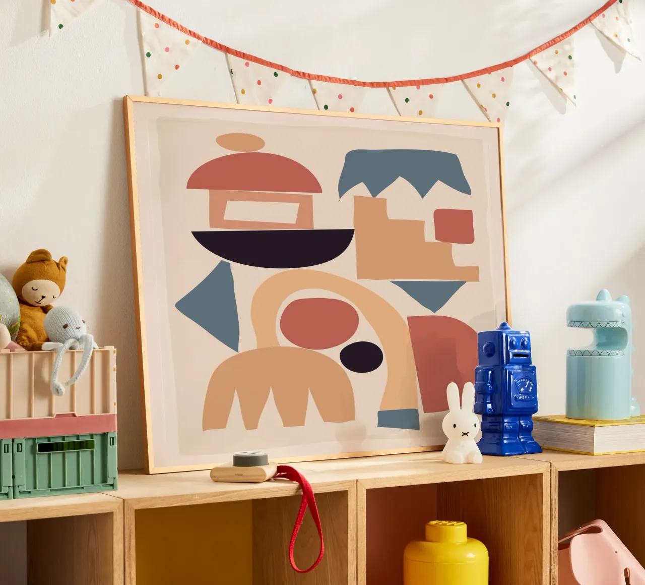 Soft Abstract Forms 02 poster by ThingDesign