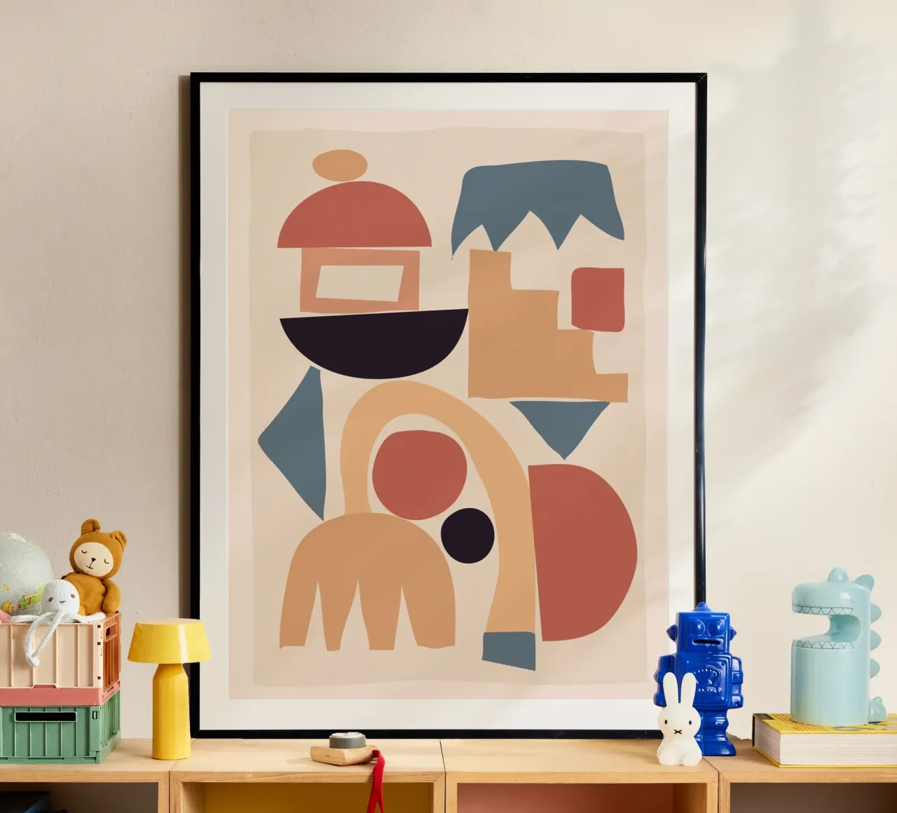 Soft Abstract Forms 02 poster by ThingDesign